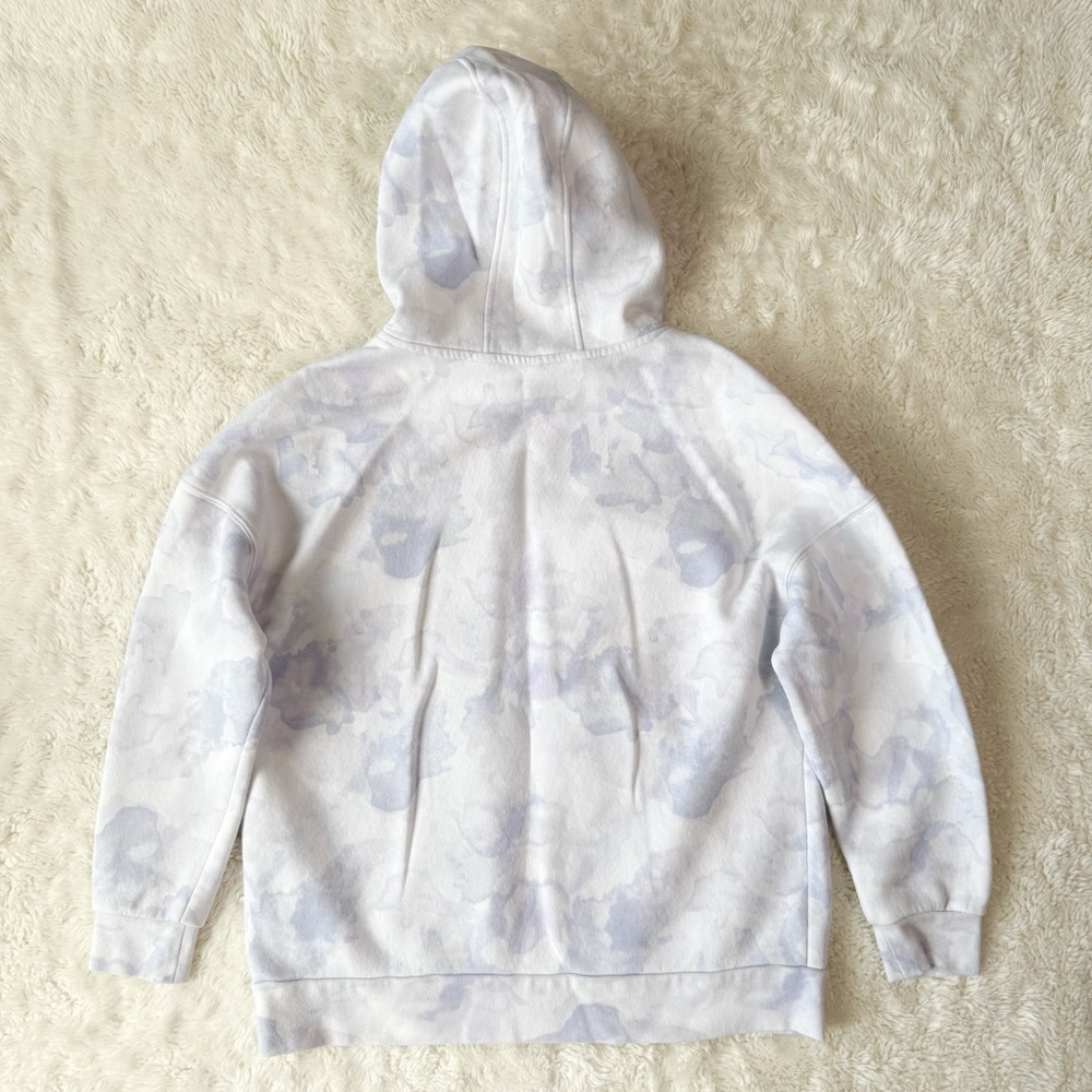 Lazypants Woman Purple Tie Dye Oversized Baggy Hoodie Sweater SMALL Boho Cozy - Picture 2 of 6